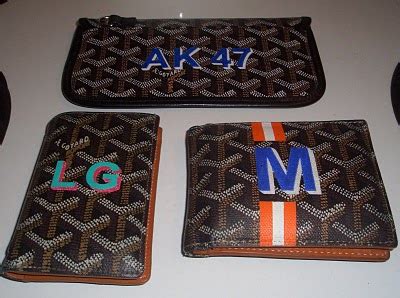 goyard customization how long|goyard personalisation cost.